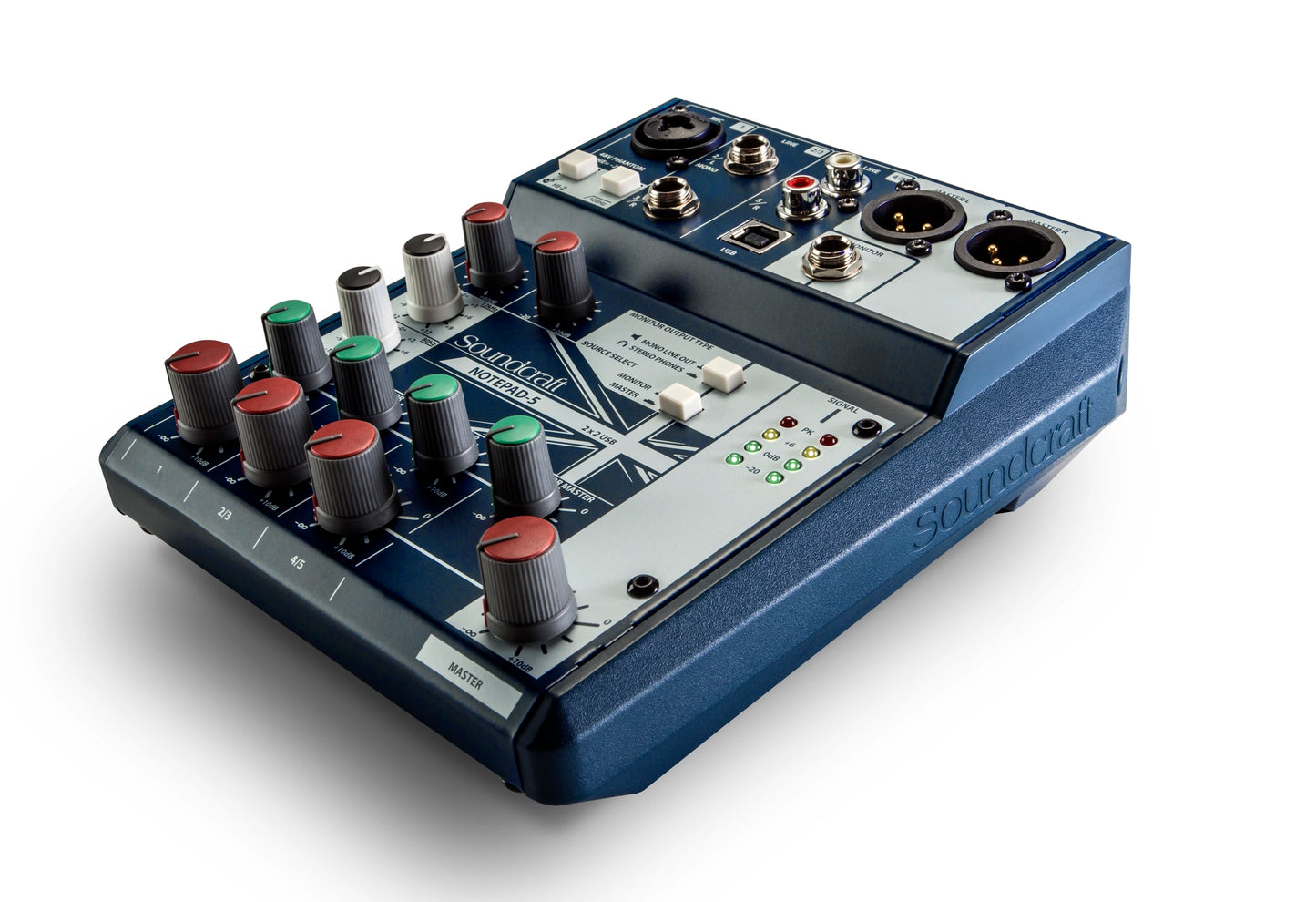 Soundcraft Notepad-5 Small-format Analog Mixing Console with USB I/O - 305broadcast