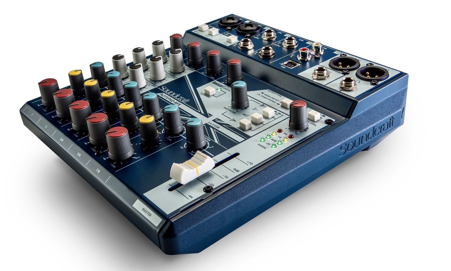 SoundCraft Notepad-8FX Small-format Analog Mixing Console with USB I/O and Lexicon Effects - 305broadcast