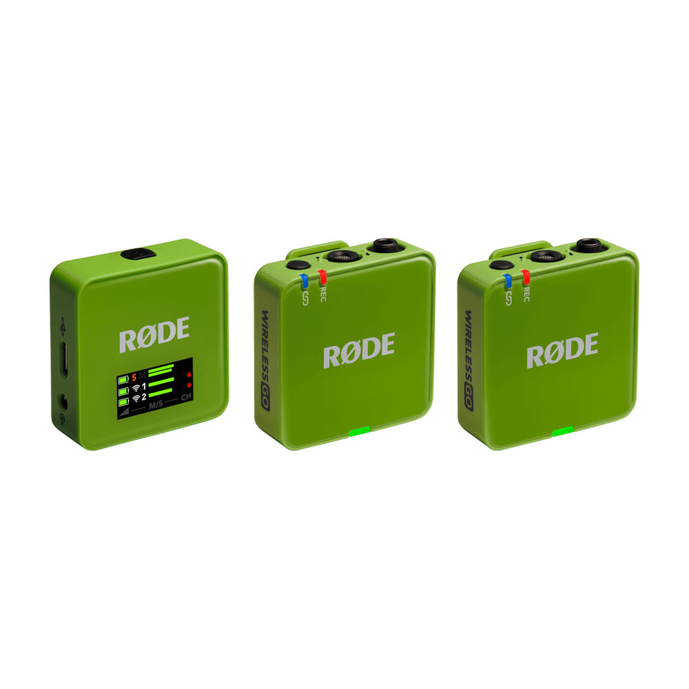Rode Wireless GO (Gen 3) Compact Wireless Microphone System (Green)