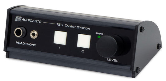 Audioarts TS-1 TALENT STATION Table Top Headphone Amp w/ 2 GPIO Buttons 014001 - 305broadcast