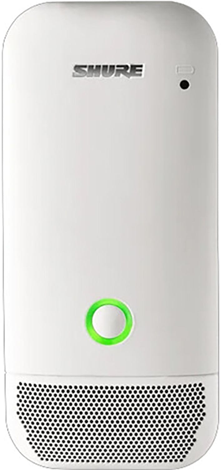 Shure ULXD6W/O=-G50 White Omni wireless boundary microphone for ULXD and QLXD. Includes AA Alkaline Batteries