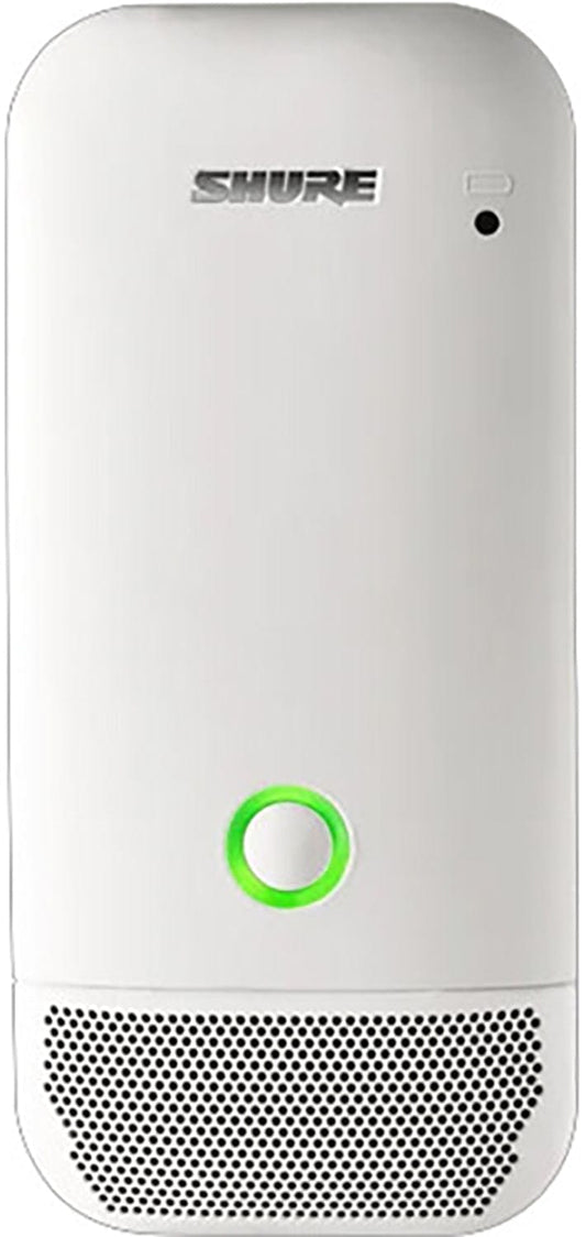 Shure ULXD6W/O=-G50 White Omni wireless boundary microphone for ULXD and QLXD. Includes AA Alkaline Batteries