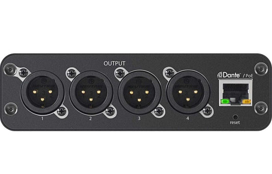 Shure ANI4OUT-XLR 4-Output, XLR Connectors, Mic/Line Dante