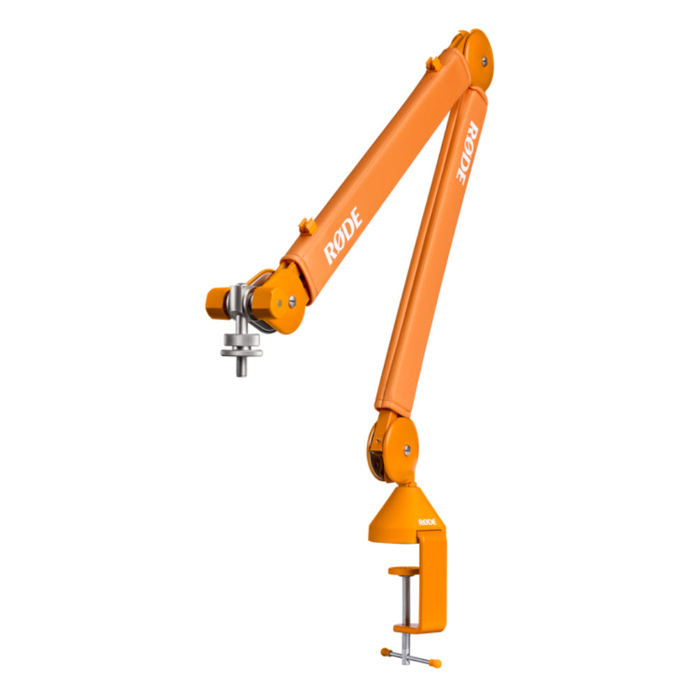 Rode PSA1+ Orange Premium Professional Studio Boom Arm with Integrated Cable Management and Silent Parallelogram Springs