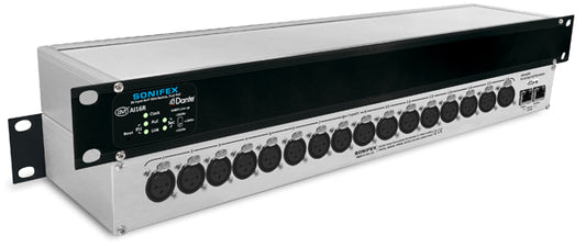 Sonifex AVN-AI16R 16 Input Dual Dante® Interface, PoE - 305broadcast