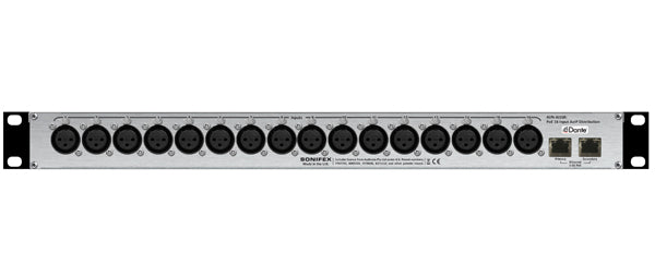 Sonifex AVN-AI16R 16 Input Dual Dante® Interface, PoE - 305broadcast