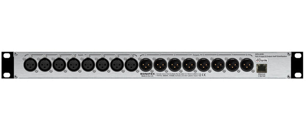 Sonifex AVN-AIO8 8 Input, 8 Output Dante® Interface, PoE - 305broadcast