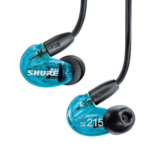 Shure SE215SPE SE215 Special Edition Sound Isolating Earphones, Blue