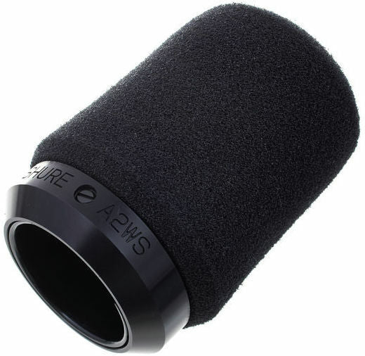 Shure A2WS-BLK Black Locking Foam Windscreen for 545 Series, SM57