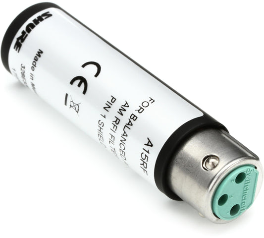 Shure A15RF RF Filter, XLR In/Out, Passes Phantom Power