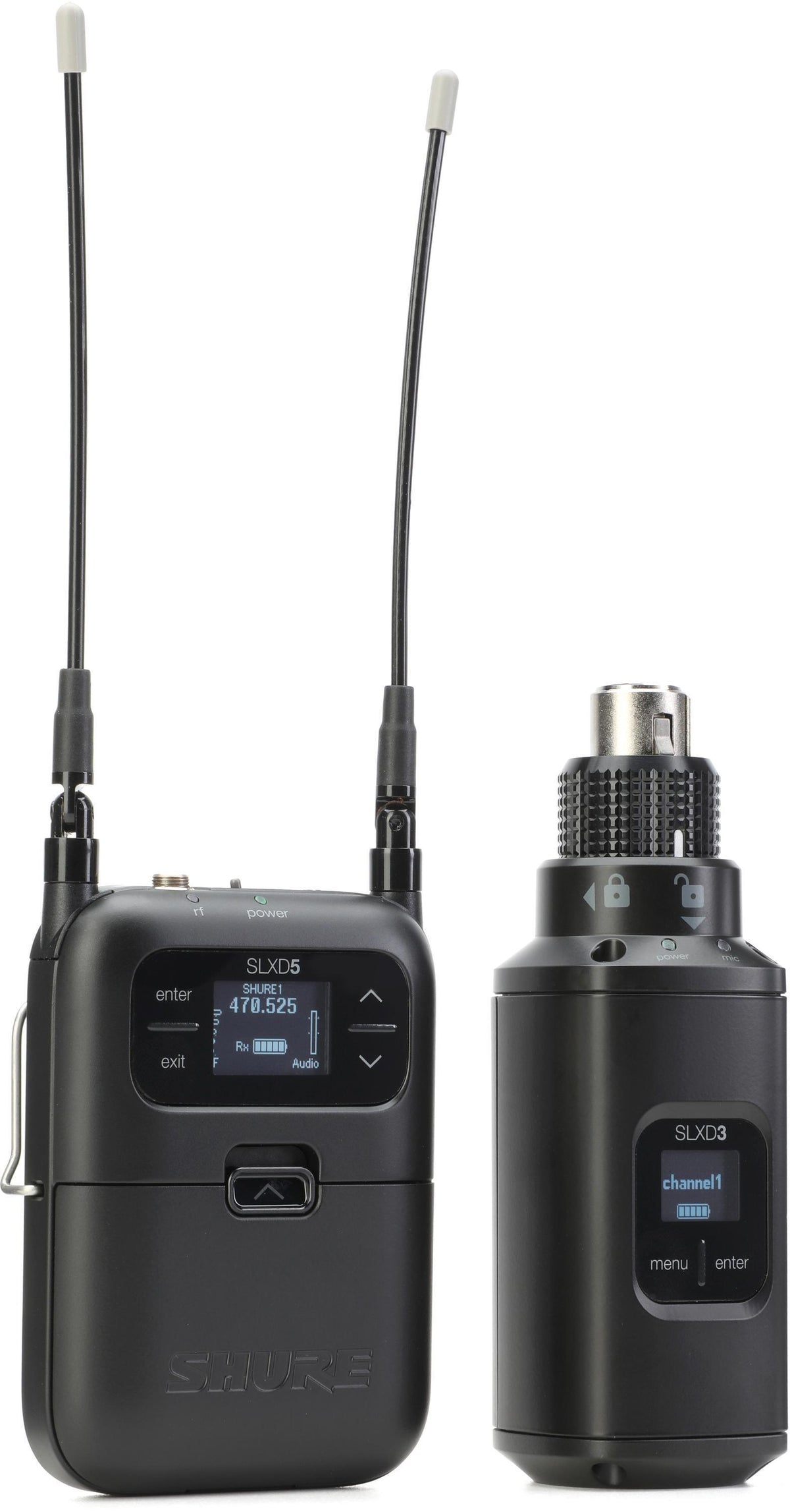 Shure SLXD35-G58 PORTABLE ENG SYS W/O MIC 470-514MHz