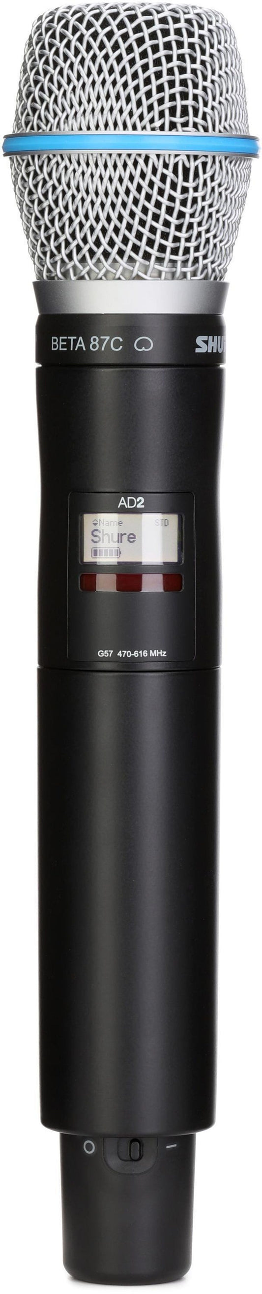 Shure AD2/B87C=-X55 Handheld Wireless Microphone Transmitter 941-960 MHZ