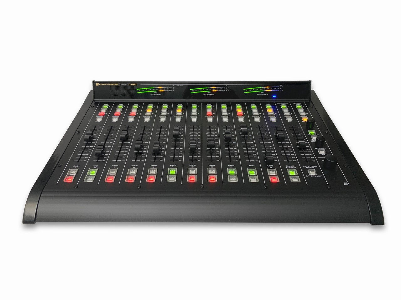 Audioarts DML-12 Lyric Digital Console with 12 Input Faders - 305broadcast