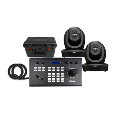 RGBlink RGBLINK-981-9000-07-0 2-Camera with PTZ Controller Streaming Kit (20X Zoom Version) - 305broadcast