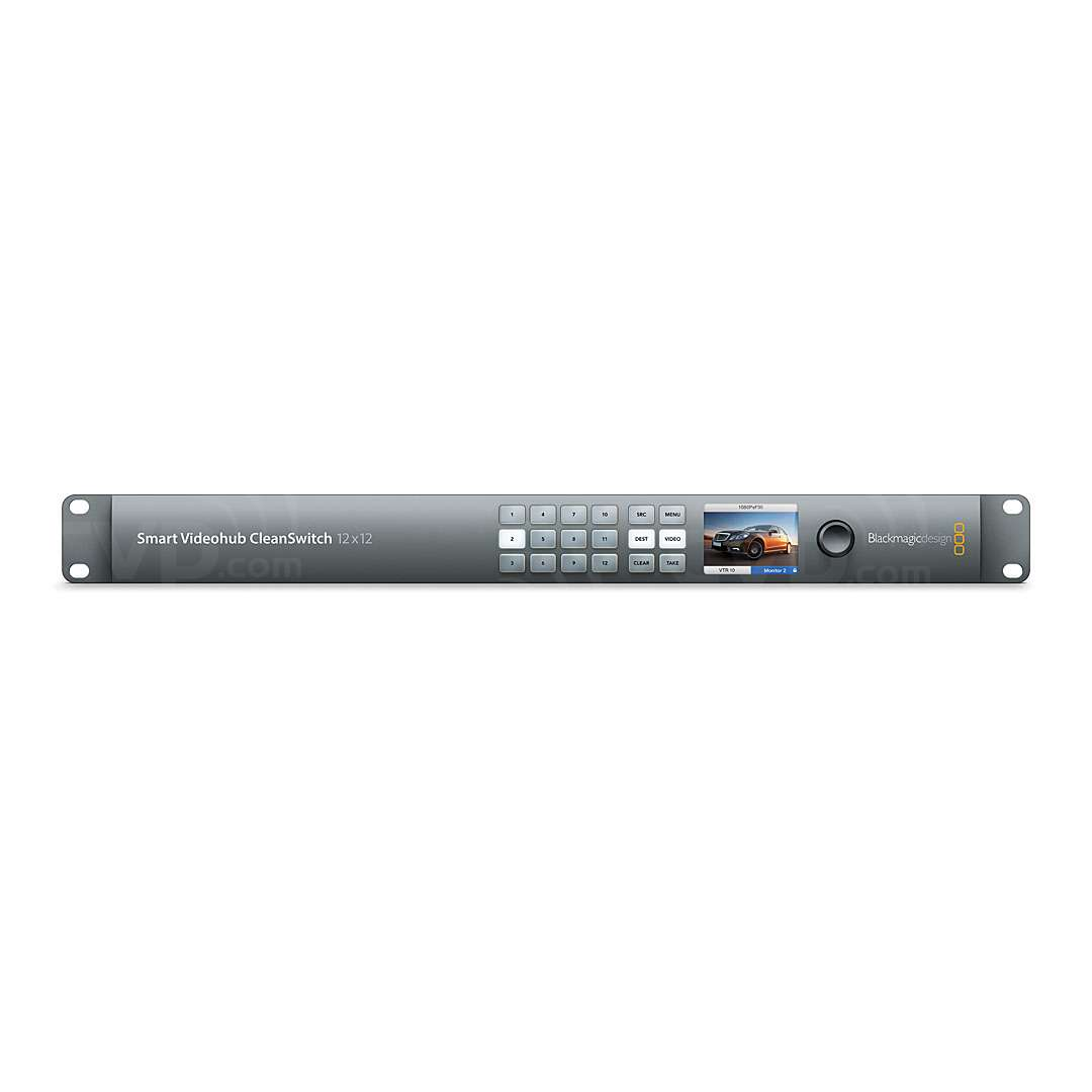 Blackmagic Design BMD-VHUBSMTCS6G1212 Smart Videohub CleanSwitch 12x12 - 305broadcast