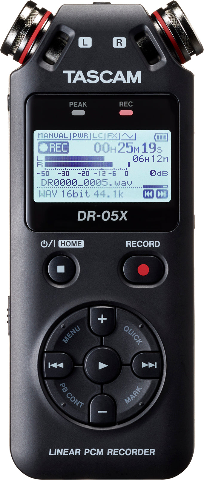 Tascam DR-05X 2-Channel Portable Handheld Recorder With USB