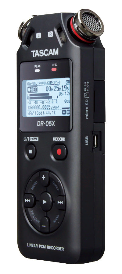 Tascam DR-05X 2-Channel Portable Handheld Recorder With USB Interface - 305broadcast