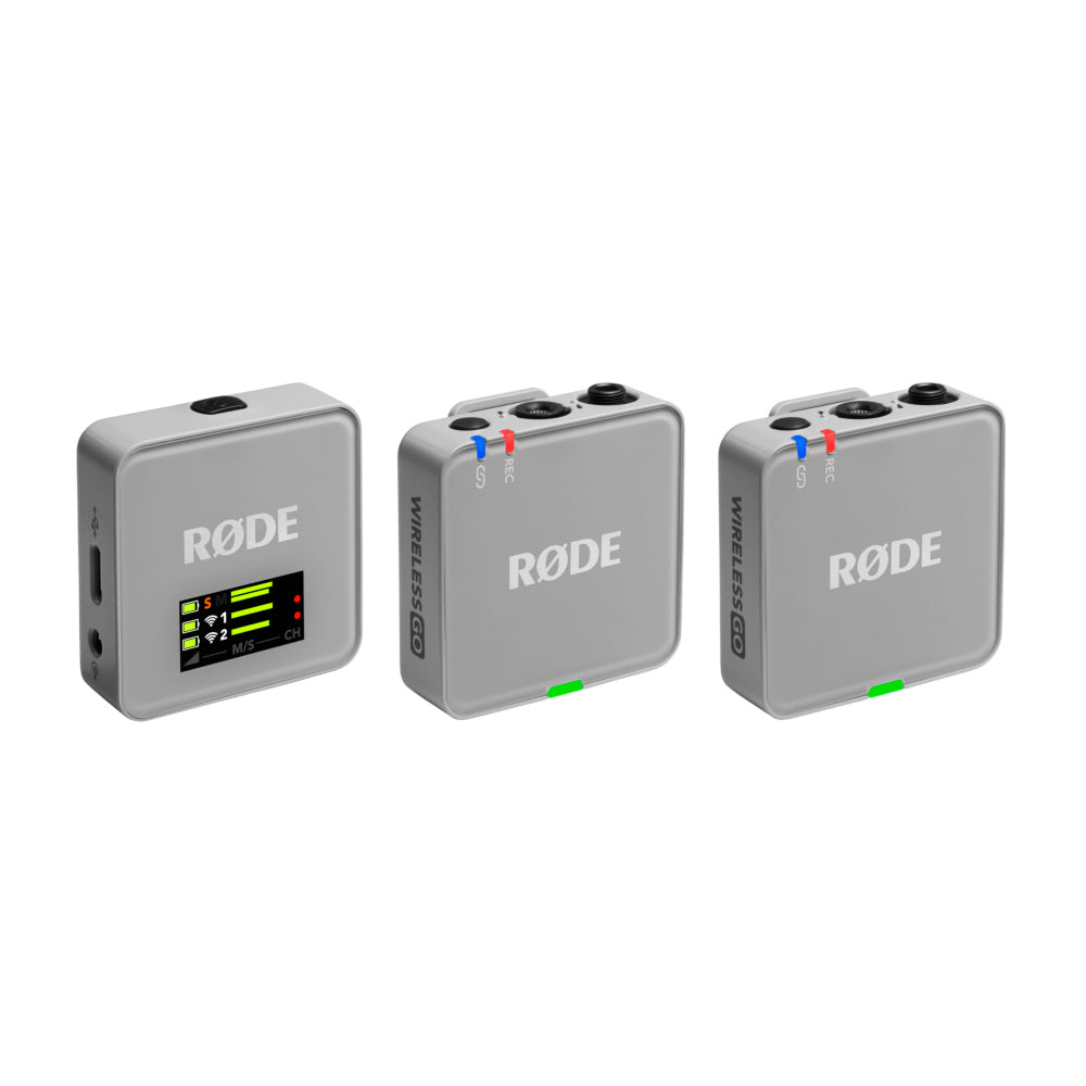 Rode Wireless GO (Gen 3) Compact Wireless Microphone System (Stone Gray Limited Edition)