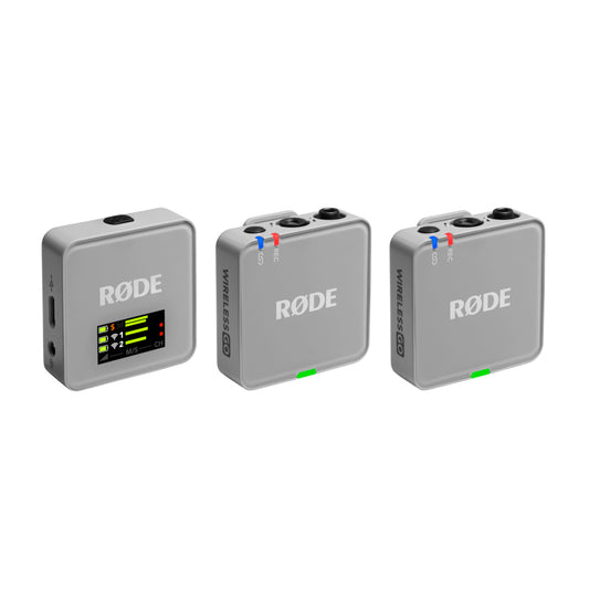 Rode Wireless GO (Gen 3) Compact Wireless Microphone System (Stone Gray Limited Edition)