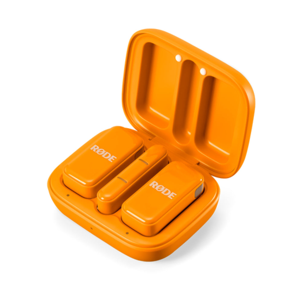 Rode Wireless Micro (USB-C, Orange) Ultra-Compact Wireless Microphone for USB-C Smartphones