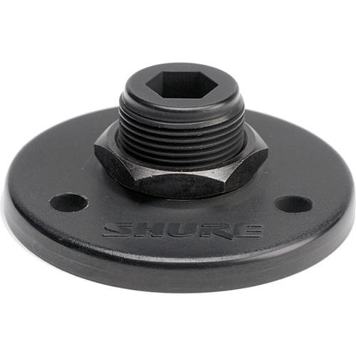 Shure A12B 5/8"-27 Threaded Mounting Flange, Black