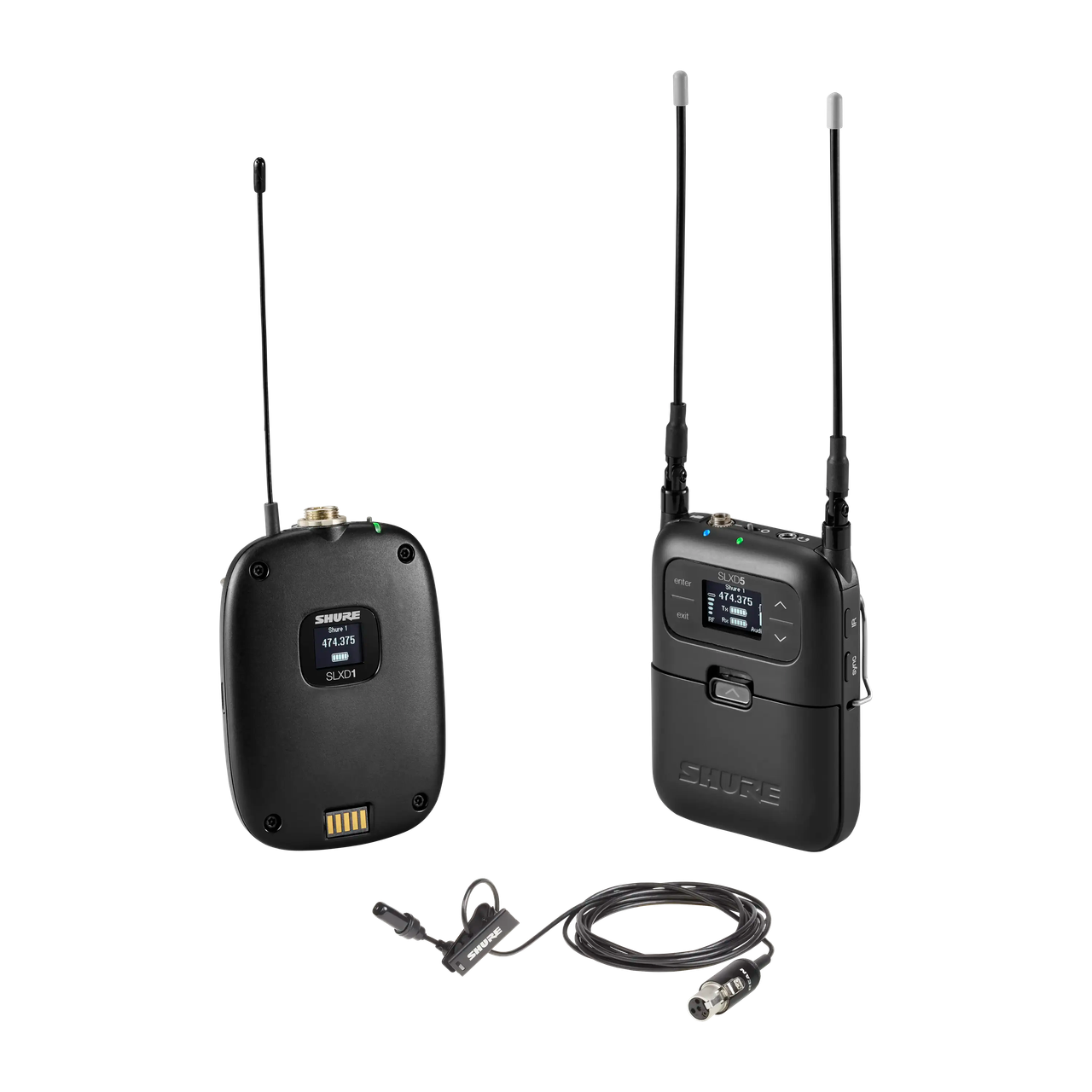 Shure SLXD15/UL4B-J52 PORTABLE BP SYS W/ UL4B LAV 558-616MHz