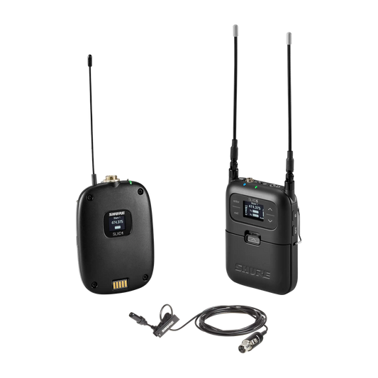 Shure SLXD15/UL4B-J52 PORTABLE BP SYS W/ UL4B LAV 558-616MHz
