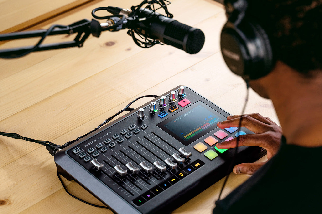 Tascam Mixcast 4 Podcast Mixer, Recorder, USB Audio Interface & Streamer - 305broadcast