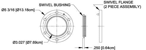Myat 301-009 Swivel Flange - 305broadcast
