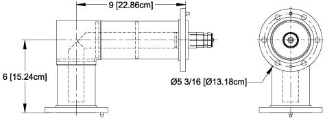 Myat 301-023  90 Degree Elbow Flanged - 305broadcast