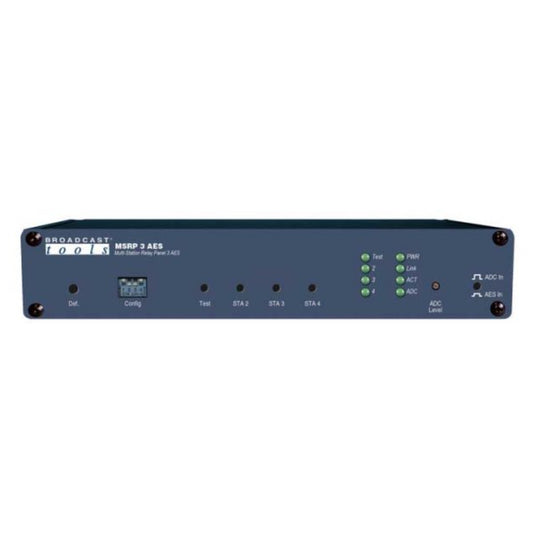 Broadcast Tools MSRP-3 AES Three Station Digital EAS Relay