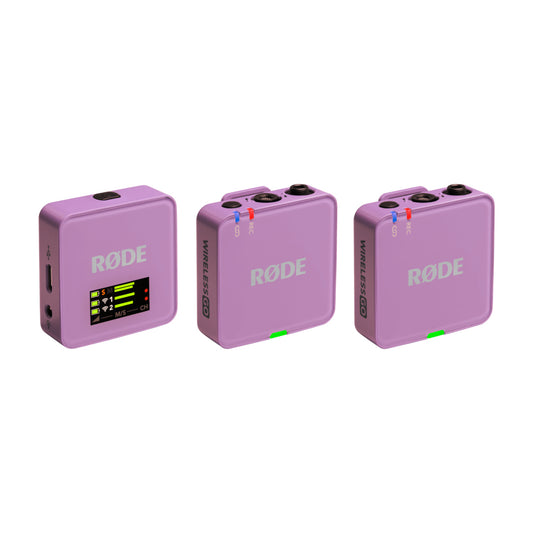 Rode Wireless GO (Gen 3) Compact Wireless Microphone System (Lilac)