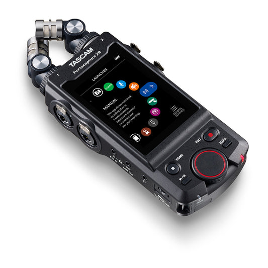 Tascam Portacapture X8 8-channel 32-bit float Portable Audio Field Recorder - 305broadcast