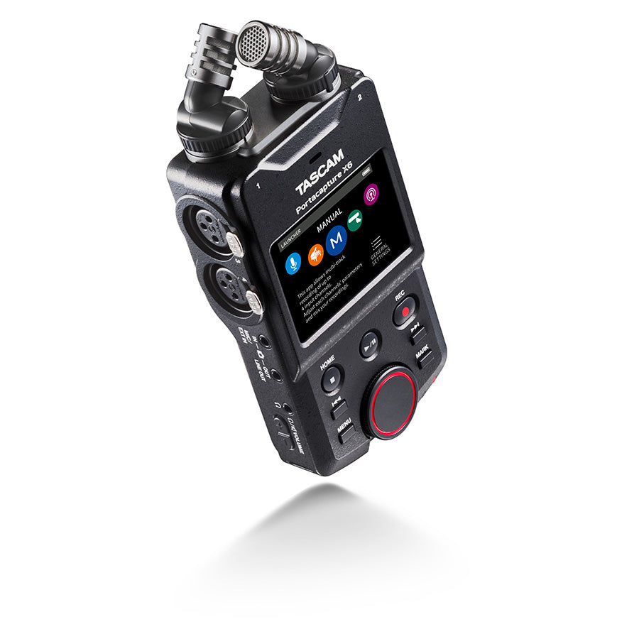 Tascam Portacapture X6 6-channel 32-bit float Portable Audio Field Recorder - 305broadcast