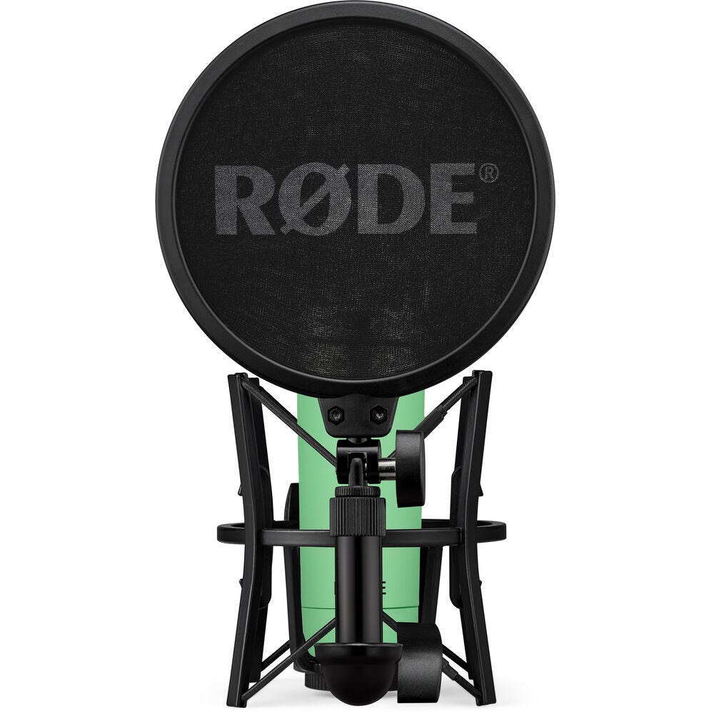 Rode NT1SIGNATUREGREEN NT1 Signature Series Condenser Microphone with Stand - Green - (B-Stock)
