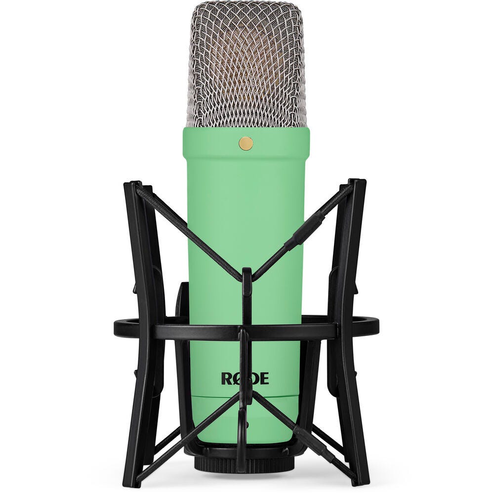 Rode NT1SIGNATUREGREEN NT1 Signature Series Condenser Microphone with Stand - Green - (B-Stock)