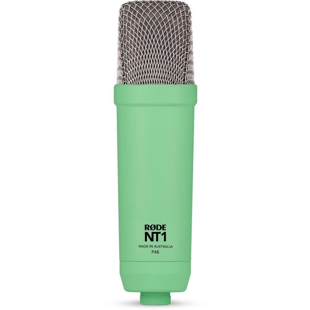 Rode NT1SIGNATUREGREEN NT1 Signature Series Condenser Microphone with Stand - Green - (B-Stock)