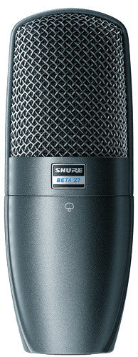 Shure BETA 27 SuperCardioid Side-address Condenser Microphone for Instrument and Vocal Applications
