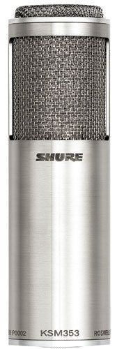 Shure KSM353/ED Premier Bi-Directional Ribbon Microphone with Roswellite Ribbon Technology