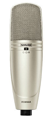 Shure KSM44A/SL Multi-Pattern, Large Diagphragm, Side-Address Condenser Studio Microphone (Cristal)