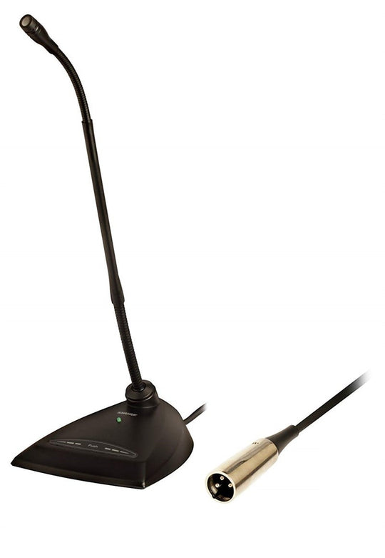 Shure MX418D/C Cardioid-18" Desktop Gooseneck Condenser Microphone, Attached 10