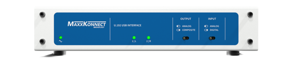 U.192 USB AUDIO INTERFACE FOR STEREO TOOL - 305broadcast