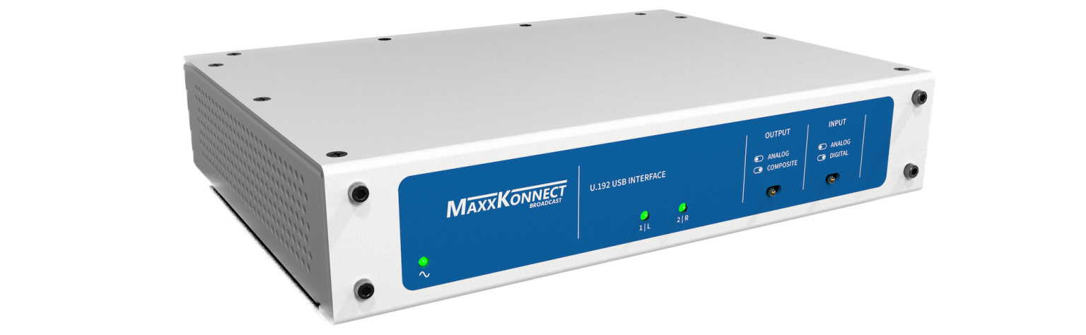 U.192 USB AUDIO INTERFACE FOR STEREO TOOL - 305broadcast