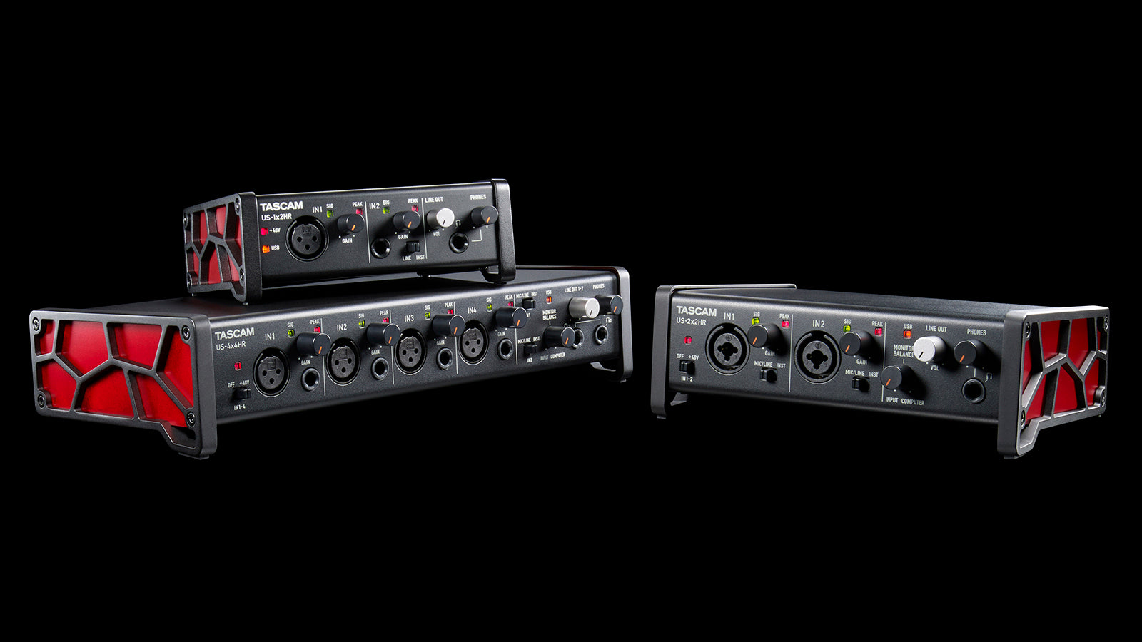 Tascam US-4x4HR 4-IN/4-OUT High-Resolution USB Audio/MIDI Interfac - 305broadcast