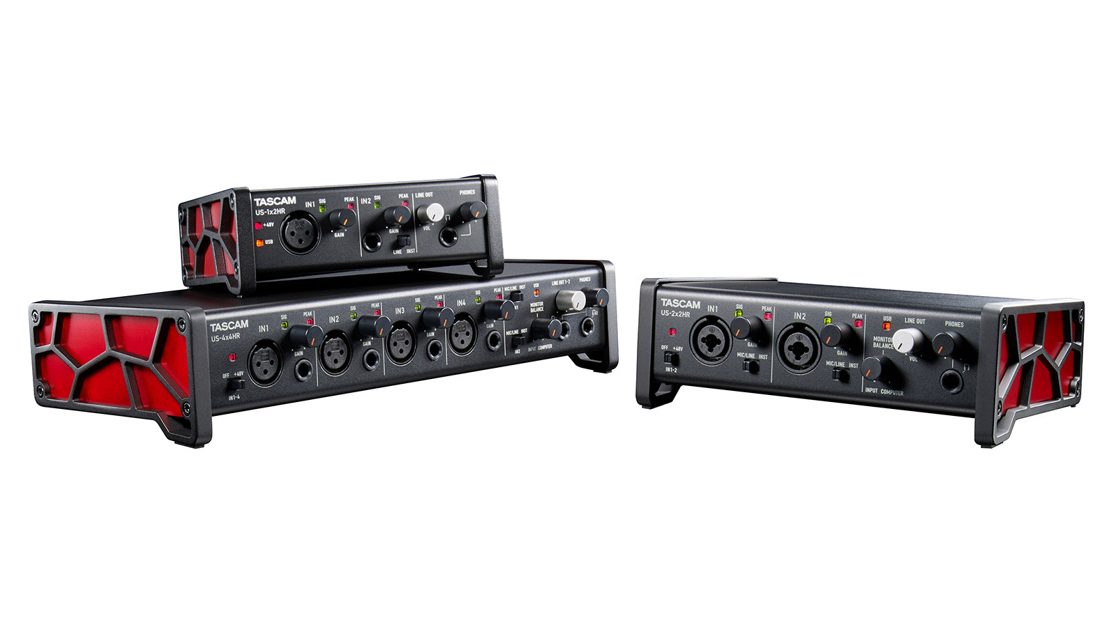 Tascam US-4x4HR 4-IN/4-OUT High-Resolution USB Audio/MIDI Interfac - 305broadcast