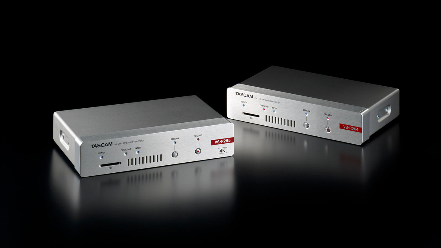 Tascam VS-R264 HD Video Streamer Encoder, Decoder & SD Recorder - 305broadcast