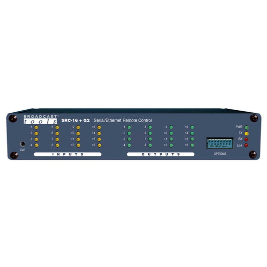 Broadcast Tools SRC-16 Plus G2 – Serial/Ethernet GPIO Interface