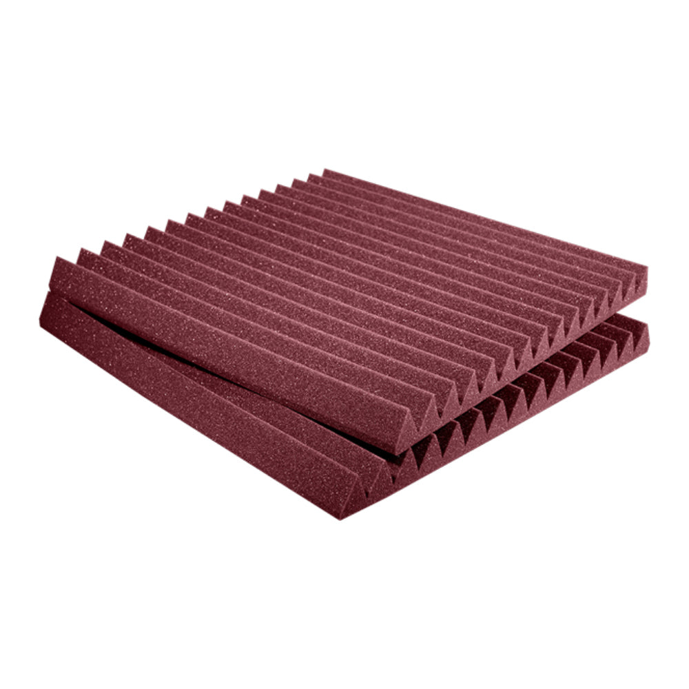 Auralex WEDGEBUR_PR Studiofoam Wedges (Burgundy)
