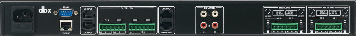 DBX 641m - Digital Zone Processor 6x4 - 305broadcast