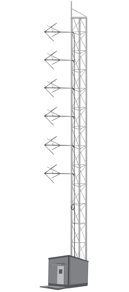 6 BAYS FM ANTENNA SYSTEM FOR 5KW - AKG7 - 305broadcast